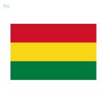 Drapeau Bolivie 60 x 90 cm sans écusson