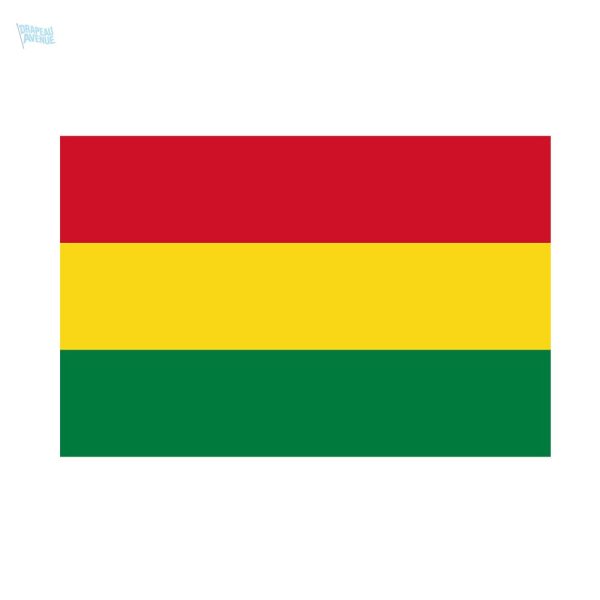Drapeau Bolivie 60 x 90 cm sans écusson