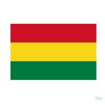 Drapeau de la Bolivie sans écusson 90 x 150 cm