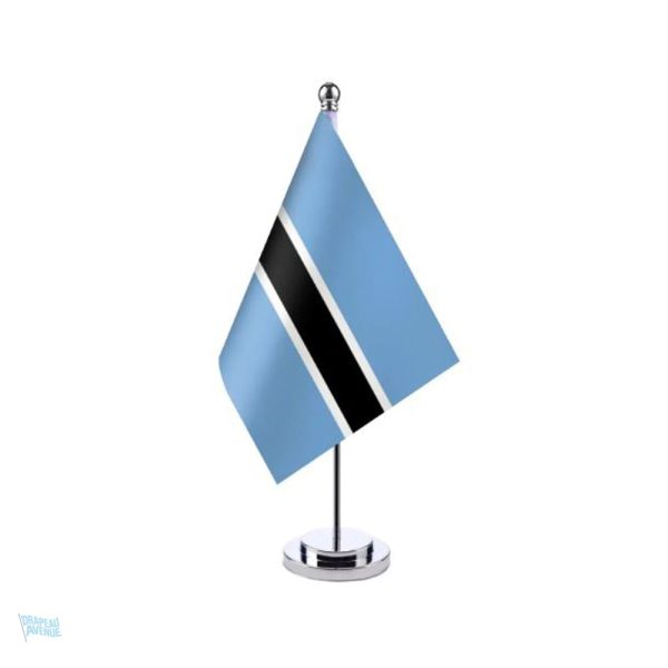 Drapeau Botswana de table coloré et symbolique