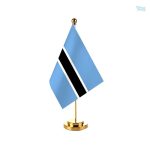 Drapeau de table du Botswana pour décoration intérieure