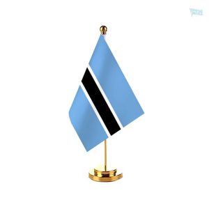 Drapeau de table du Botswana pour décoration intérieure