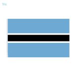 Drapeau Botswana fourreau, un symbole national distinctif