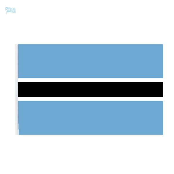 Drapeau Botswana fourreau, un symbole national distinctif