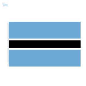 Drapeau géant du Botswana