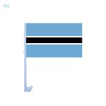 Drapeau Botswana pour voiture, symbole national du Botswana