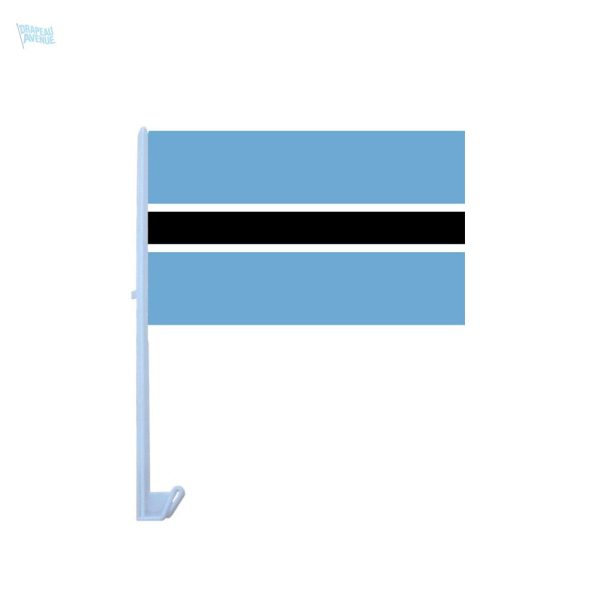 Drapeau Botswana pour voiture, symbole national du Botswana