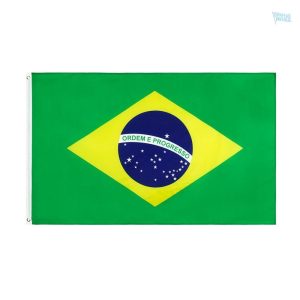 Drapeau Brésil 120 x 180 cm en polyester