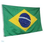 Drapeau du Brésil, idéal pour les célébrations en extérieur