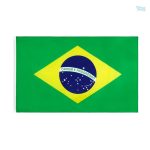 Drapeau Brésil fourreau en tissu résistant et coloré