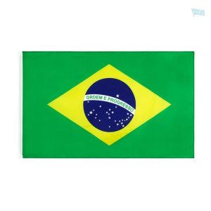 Drapeau Brésil fourreau en tissu résistant et coloré