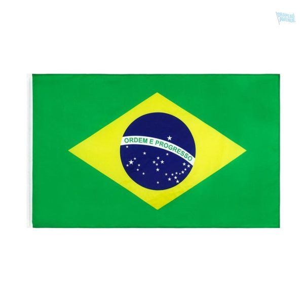 Drapeau Brésil fourreau en tissu résistant et coloré