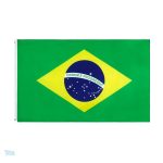 Drapeau géant du Brésil en polyester pour événements