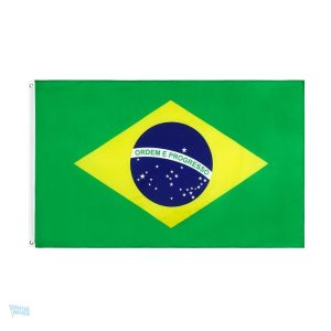 Drapeau géant du Brésil en polyester pour événements