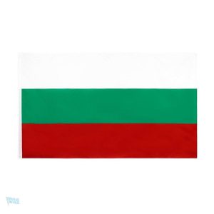 Drapeau Bulgarie fourreau, emblème national avec support