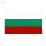 Drapeau géant de la Bulgarie en tissu durable