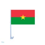 Drapeau Burkina Faso pour voiture, symbole national en polyester