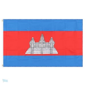 Drapeau Cambodge en polyester résistant