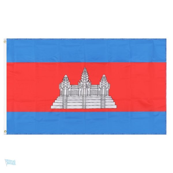 Drapeau Cambodge en polyester résistant