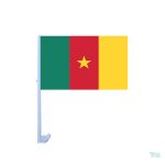 Drapeau Cameroun pour voiture, symbole national vibrant