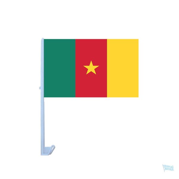 Drapeau Cameroun pour voiture, symbole national vibrant
