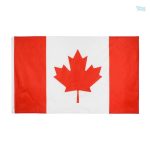 Drapeau géant du Canada en textile durable