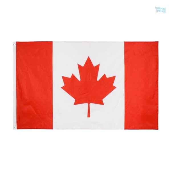 Drapeau géant du Canada en textile durable