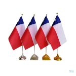 Drapeau Chili de table en tissu pour décoration intérieure