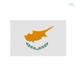 Drapeau Chypre 128 x 192 cm, design classique et symbolique