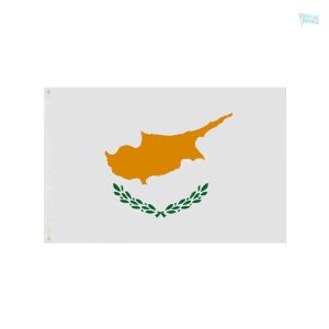 Drapeau Chypre 128 x 192 cm, design classique et symbolique