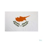 Drapeau Chypre extérieur en tissu résistant