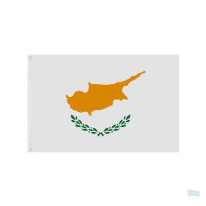 Drapeau géant de Chypre en tissu résistant