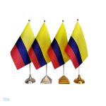 Drapeau de table de la Colombie