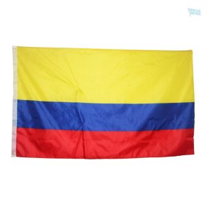 Drapeau extérieur de la Colombie, couleurs vives et emblématiques