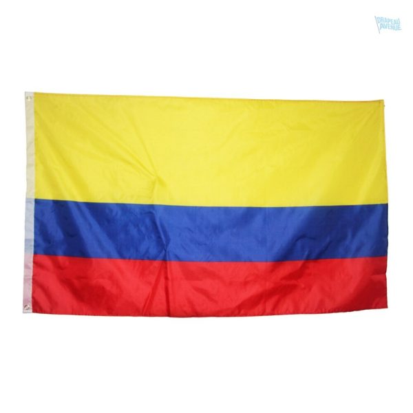 Drapeau extérieur de la Colombie, couleurs vives et emblématiques