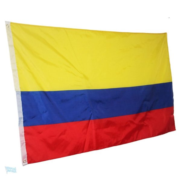Drapeau colombien, idéal pour l'affichage en extérieur