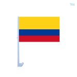 Drapeau Colombie pour voiture, accessoire automobile coloré
