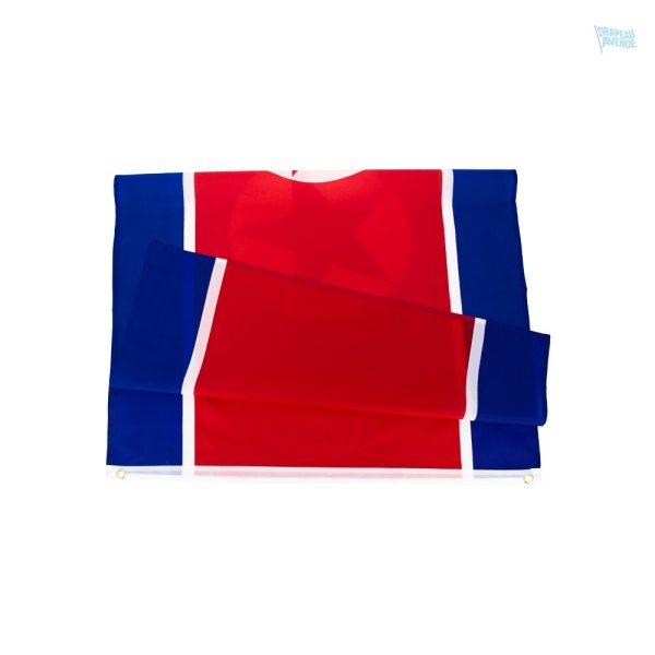 Drapeau Corée du Nord, idéal pour collection ou affichage