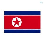 Drapeau de la Corée du Nord 60 x 90 cm