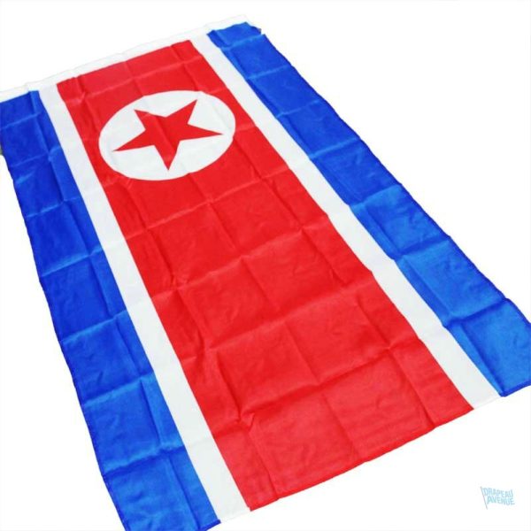 Drapeau Corée du Nord, parfait pour événements sportifs