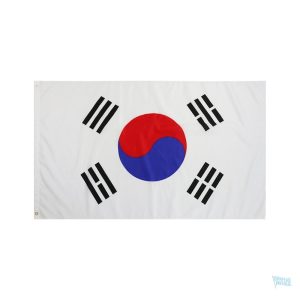 Drapeau Corée du Sud en polyester résistant