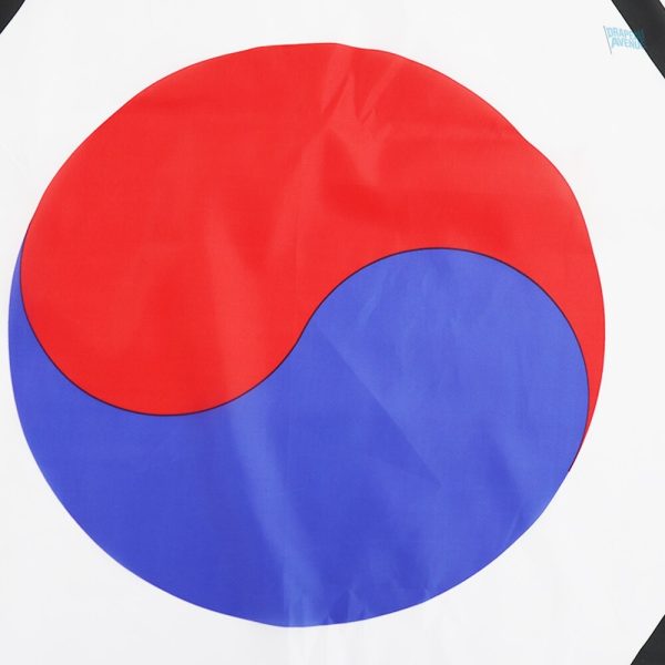 Drapeau national de la Corée du Sud en tissu durable