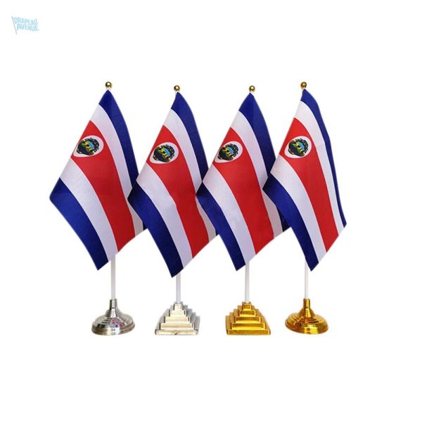 Drapeau de table du Costa Rica