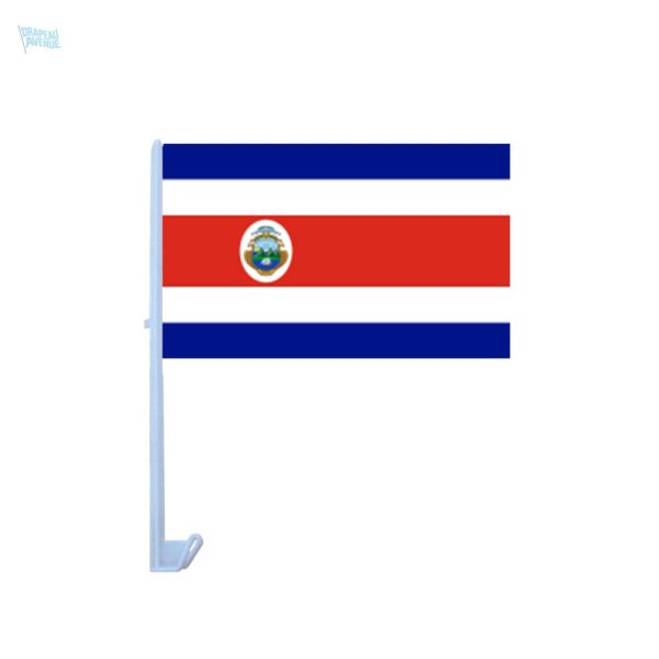 Drapeau Costa Rica pour voiture, accessoire de décoration automobile