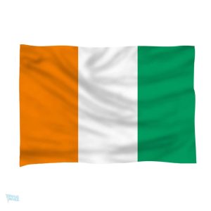 Drapeau Côte d'Ivoire qualité PRO, drapeau en polyester