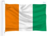 Drapeau Côte d'Ivoire, accessoire de décoration patriotique