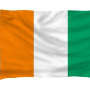 Drapeau Côte d'Ivoire, accessoire de décoration patriotique