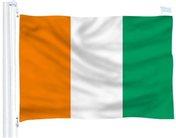 Drapeau Côte d'Ivoire, accessoire de décoration patriotique