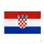 Drapeau Croatie 120 x 180 cm en tissu résistant