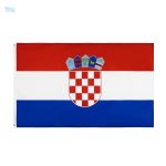 Drapeau Croatie 128 x 192 cm en tissu durable